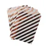 50/100 stcs Rose Gold papieren zakken feestbenodigdheden cadeau -doos tassen kerst bruiloft decor inpakken cookiebag Verjaardagsfeestje decoratie