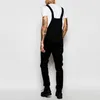 Mens Pocket Jeans Hombre Övergripande Jumpsuit Streetwear Övergripande Suspender Pantalones Hombre Jeans Par Kot Pantolon1