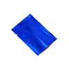 Großhandel 8 * 12cm Verschiedene Farben Mylar Open Top-Paket Taschen Heat Sealing Aluminiumfolie Vakuum-Beutel-Kaffee-Tee-Verpackungs-Beutel 200pcs / lot