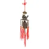 KiWarm On Sale Buddha Statue Pattern Bell Blessing Feng Shui Wind Chime for Good Luck Fortune Home Car Hanging Decor Gift Crafts