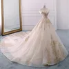 Mingli Tengda Vintage luxe cathédrale train robe de bal robes de mariée Appliques dentelle perles hors épaule robe de mariée vestidos de novia