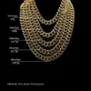 13mm Iced Out Cuban Necklace Chain Hip hop Jewelry Choker Gold Silver Color Rhinestone CZ Clasp for Mens Rapper Necklaces Bracelet8763887