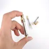Messing Knuckles Gouden Vaporizer Pen Cartridges Dual Cotton Coil Pyrex Glass Tank Vape Pen 510 Cartridges Vaporizere
