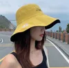 7 Style Wide Fisherman Hat Women Summer Shade Double-Sided Breatble Thin Bucket Caps Sun Hat Outdoor Cap DA584