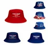 Donald Trump 2020 Fisherman Hat houtアメリカグレートバケツ帽子夏のファッション日焼け止めキャップパーティー帽子用品17Styles RRA3136