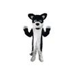 2019 disfraz de mascota de lobo Husky de alta calidad, tamaño adulto de dibujos animados, perro azul, disfraces de fiesta de Carnaval de Navidad