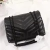 Designer luxe handtassen portemonnees vierkante schoudertassen echt lederen damestas hoogwaardige gewatteerde messenger designerpurse flapbag met grote capaciteit