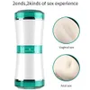 FOX Electric Machine Masturbator For Men Vagina Blowjob Dual Mode Real Pocket Pussy Erótico Adult Sex Toys For Men Masturbatings Y200417