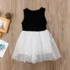 Pudcoco Girl Dress 1Y-6Y Lace Kids Baby Girls Dress Princess Sundress Party Dresses Pageant