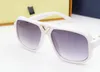 L'ultima moda popolare di vendita per occhiali da sole firmati da uomo / donna con montatura in metallo a piastra quadrata di alta qualità anti-UV400 con scatola