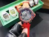 Armbanduhren Herrenuhren Automatikwerk Wasserdichtes Lederarmband Herrenuhr 47mm Excalibur 461