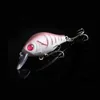 Lot Plastic Vissen Lokt Bass CrankBait Crank Aas Tackle 3D Eye Vis Lokken Opp Zak Verpakking 8.4G/5.5Cm