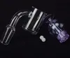 Nowy gwóźdź kwarcowy Banger z przędzalnią Cap i Ter Pearl Kobieta Mężczyzna 10mm 14mm 18mm stawu 90 stopni do szklanych bongs