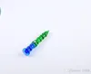 青い緑の竹ペンガラス製品アクセサリー卸売ガラスボン、オイルバーナーガラス水道管、スモークパイプ水ギセル