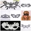 42 Style moda seksowna dama koronkowa maska ​​czarne wycięte maski oka kolorowe maskarada fantazyjna maska ​​Halloween Venetian Mardi Party Costume7770022