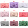 Bows Baby Headband Pearls Infant Girl Head Band Solid Toddler Turban Newborn Headwear Cute Hair Accessories Photo Props 120pcs DW5014