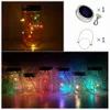 NEW 20LED Solar PoweredLED Mason Jars Light Up Lid String Fairy Star Lights for Mason Glass Jars Christmas Garden Lights Wedding Party Decor