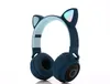 auricolari luminosi auricolari Bluetooth simpatico gatto orecchie auricolari bluetooth di musica senza fili per il regalo della figlia