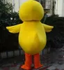 2019 Alta calidad, disfraz de mascota de pato amarillo, mascota de pato adulto