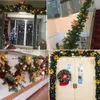 Decorazioni natalizie 2 7M LED Albero appeso Ornamento Rattan colorato per la festa nuziale Casa all'aperto Ghirlanda Decorazione261d