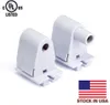 Stock Aux Etats-Unis + T8 / T10 / T12 Simple Pin Slimline FA8 Pierre tombale Base de Led Tube fluorescent remplacement lumière Plongeur Socket Douille blanc