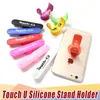 Touch U disco aspirante Supporto per telefono a ventosa Supporto per ventosa in silicone a forma unica per iPhone Tutti gli smartphone Universale 1000PS