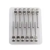 12G Dispensing Needle 1" All Metal, Stainless Steel Blunt Tip Luer Lock 12 Pack