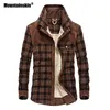 Männer Jacken Warme Jacke Fleece Dicken Armee Mantel Herbst Winter Männer Slim Fit Kleidung Herren Marke SA831