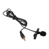 Mini 3.5mm Jack Microphone Lavalier Tie Clip Microphones Microfono Mic For Speaking Speech Lectures 1.5m Long Cable Free Shipping 75