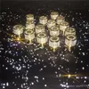 Luxe 24K Real Gold Tsjechisch Crystal Brass Round Cabinet Deurknoppen en handvatten Meubels Kast Kledingkast Lade Trekgrepen