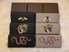 2022 Wholesale male tiger figure male lady long wallet multicolor designer coin purse Card holder original box women classic zippe