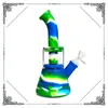 Colouful Silicone Bong Smoking Wate Pipe Hobeil 100 Grade alimentaire Grade environnemental et sûr Bong Silicone Bong Water Pipes S8768332