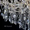 Luksusowy Duży Crystal Chandelier Oświetlenie Maria Theresa Crystal Wisiorek Światła do Projekt Hotel Restauracja Nabrudnia Luminaria Wisząca lampa