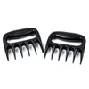 2 pcs forma de garra carne garfos shredding manipulador de porco ferramentas de churrasco shredder de frango