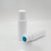 30G 50ml 플라스틱 스폰지 애플리케이터 병 HDPE 흰색 빈 롤러 병 튜브 블루 스폰지 머리