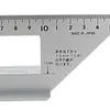 Règle d'angle carré en alliage d'aluminium Freeshipping 45 degrés 90 degrés rapporteur de jauge pour outils de menuiserie multifonctionnels