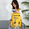 Litthing Large School Bags For Teenager Usb With Lock Anti Theft Backpack Women Book Bag Bag Youth Leisure College Dropshipping