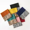 Temps de loisir Mianma Wind Feel Scarf Femme Jibai Take the Edge Frame Zebra Grain Lovers Long Fund Chaul