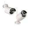 4CH 720P Camera 12 '' LCD Wireless Monitor NVR CCTV Säkerhetssystem H.265 WiFi 4-kanal Plug and Play Surveillance Set