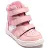Princepard fashion design girls orthopedic sport baby shoes pink cow genuine leather casual footwear running shoes baby sneaker