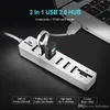 USB3.0 HUB 4PORT Expander Multi USB Type C Splitter 2.0 HAB 3 HUB 3.0 Несколько USB3.0 с чтером карт для ПК MacBook