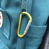 5# ألومنيوم متعدد الألوان الربيع carabiner snap clip hook hook keykain keykain المشي لمسافات طويلة التخييم