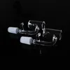 Clear 10mm 14mm 18mm Femmina Maschio 90 ° Quarzo Enail Accessori per fumatori Glass Banger Fit 20mm Bobina Dab Oil Rigs DHL GQN01-06