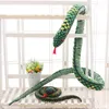 Simulation Cobra and Python Snake Plush Toys Dolls Soft Animal Stuffed Toy for Kids Children Funny Birthday Christmas Gift