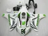 Injection OEM ABS bodykits for HONDA CBR1000RR 2008-2011 fairings CBR 1000 RR green white HANNSpree fairing kit 08 09 10 11 #U92