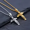 Fashion Men Femmes Gold Silver Charm Angel Pendant Collier Designer Hip Hop Bijoux en acier inoxydable Chaîne Punk Colliers For Gifts9900438