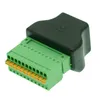 Freeshipping 10 Stück RJ50 auf Federklemmen-Adapter, RJ50-Buchse auf 11-poligen Stecker, RJ50-Splitter für CCTV, DVR, CCTV-Zubehör