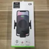 Chargers C10/C9 Araba Telefon Tutucu Kablosuz Şarj Cihazı 10W Otomatik İndüksiyon Hava Havalandırma Havalandırma qi iPhone 8 için kablosuz şarj cihazı X Samsung