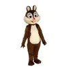 2019 Costume de mascotte d'écureuil chaud de haute qualité écureuil mascotter dessin animé costume de déguisement Halloween déguisement de noël pour l'événement de fête