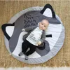 Hot Ins Baby Crawling Mat Mjuk 15 Stil Djur Utskrift Mats Crawling Blanket Spela Spel Inomhus Utomhus Baby Room Decoration Round Game Carpet